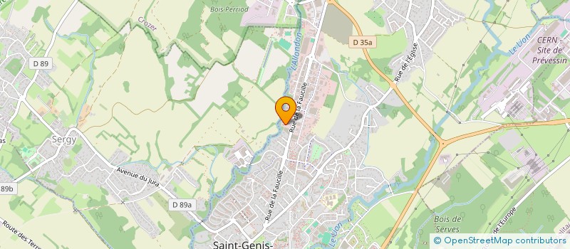 localisation de l'entreprise SARL ETABLISSEMENT FORAZ à SAINT-GENIS-POUILLY