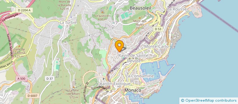 localisation de l'entreprise SARL ETABLISSEMENT GARELLI  BEAUSOLEIL