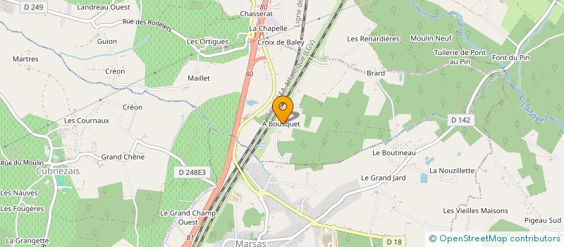 localisation de l'entreprise SARL ETABLISSEMENT JOYAT à CEZAC