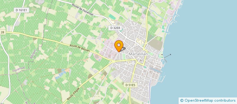 localisation de l'entreprise SARL ETABLISSEMENT LEON à MARSEILLAN