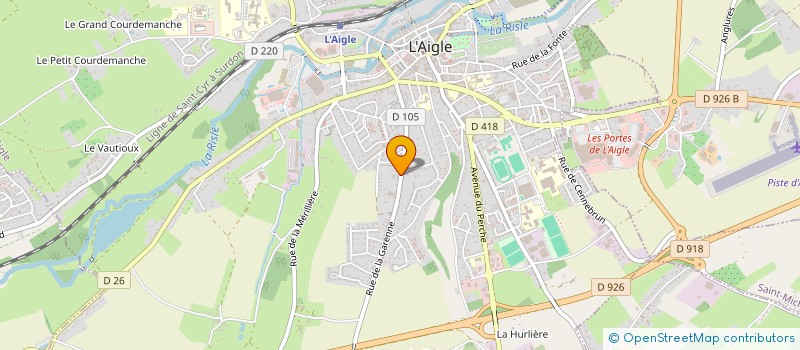 localisation de l'entreprise SARL ETABLISSEMENT LEVITRE à L'AIGLE