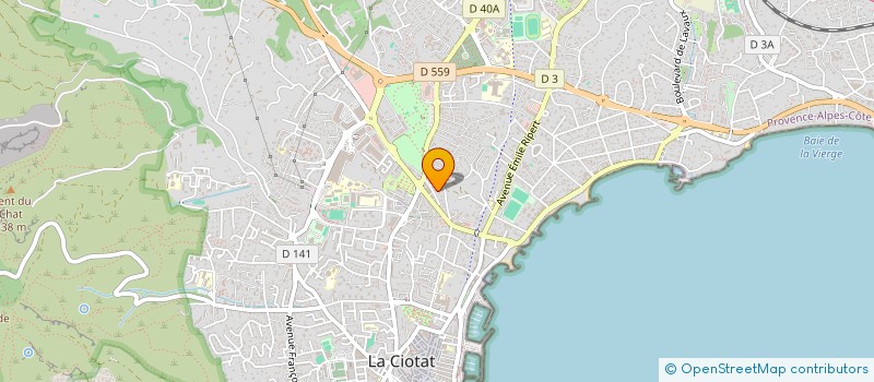 localisation de l'entreprise SARL ETABLISSEMENT VINCENT COCO à LA CIOTAT