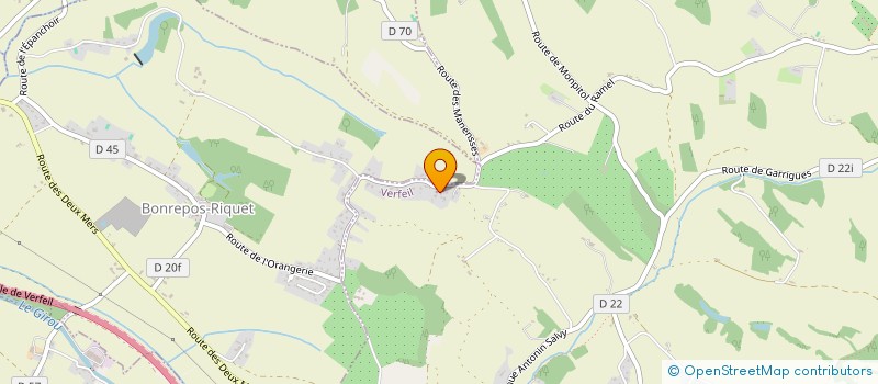 localisation de l'entreprise SARL ETABLISSEMENTS ABELA  VERFEIL