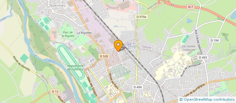 localisation de l'entreprise SARL ETABLISSEMENTS AUSSERT  MOULINS