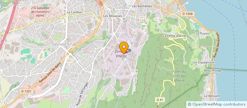 localisation de l'entreprise SARL ETABLISSEMENTS BARRAULT à ANNECY