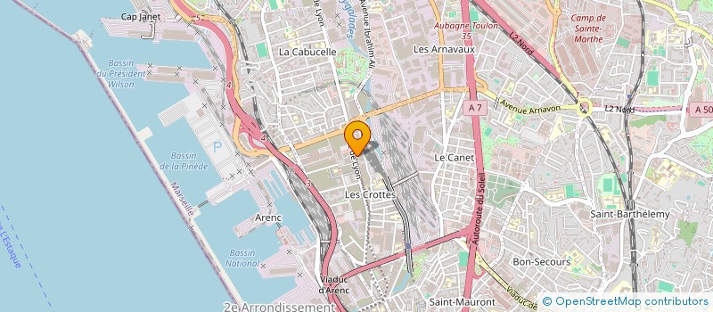 localisation de l'entreprise SARL ETABLISSEMENTS BEYAZTAS à MARSEILLE