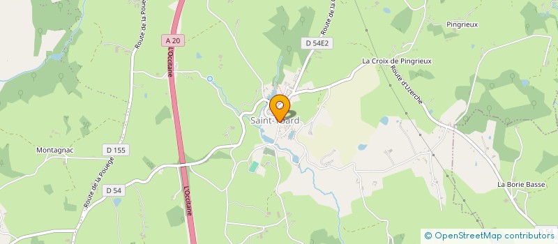 localisation de l'entreprise SARL ETABLISSEMENTS BIJOUTERIE JABALOT  UZERCHE