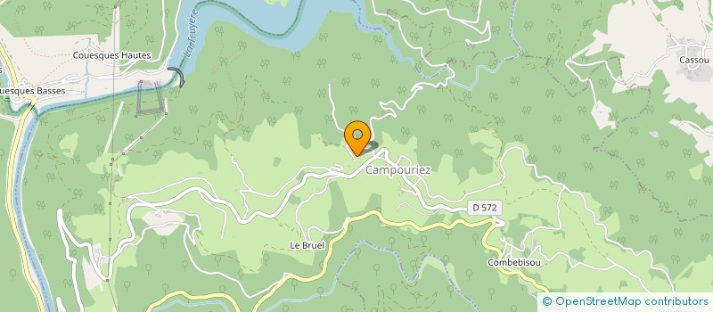 localisation de l'entreprise SARL ETABLISSEMENTS BRASSAC  CAMPOURIEZ