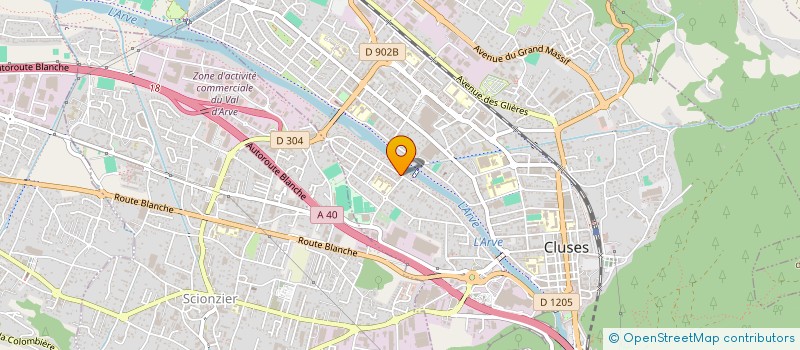 localisation de l'entreprise SARL ETABLISSEMENTS CHALLAMEL MICHEL à CLUSES