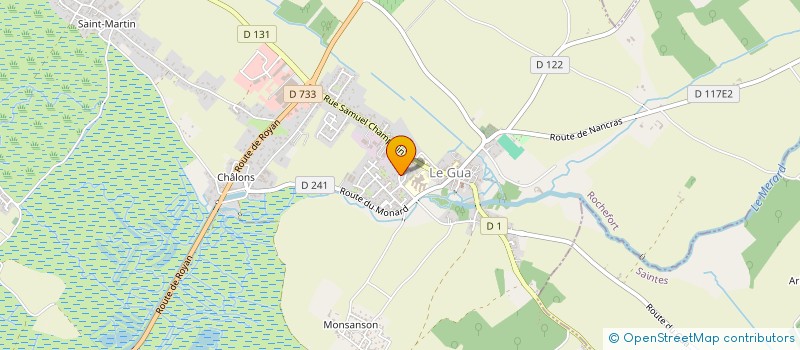 localisation de l'entreprise SARL ETABLISSEMENTS COCHON à LE GUA