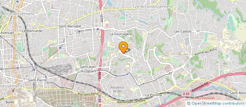 localisation de l'entreprise SARL ETABLISSEMENTS CUADRAS à MARSEILLE