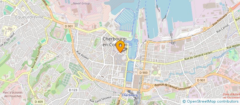 localisation de l'entreprise SARL ETABLISSEMENTS DESMARES à CHERBOURG-EN-COTENTIN