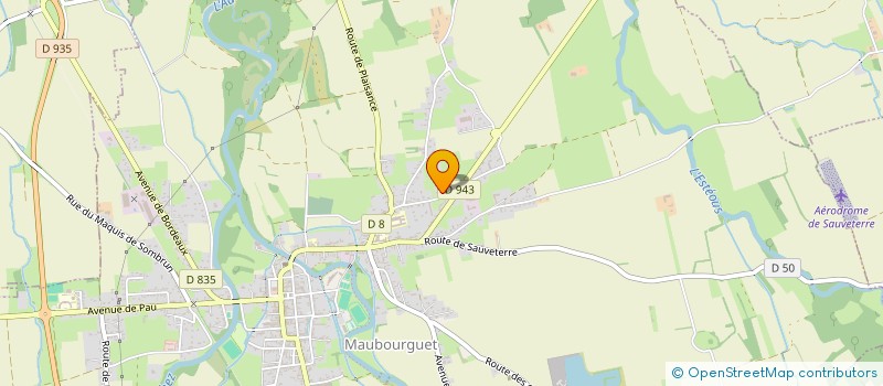 localisation de l'entreprise SARL ETABLISSEMENTS DULONG  MAUBOURGUET