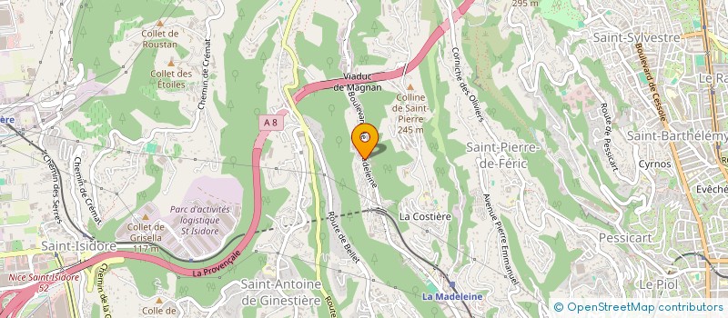 localisation de l'entreprise SARL ETABLISSEMENTS GIAMBAGLI à NICE