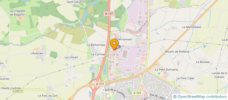 localisation de l'entreprise SARL ETABLISSEMENTS GLEDEL à BAIN-DE-BRETAGNE