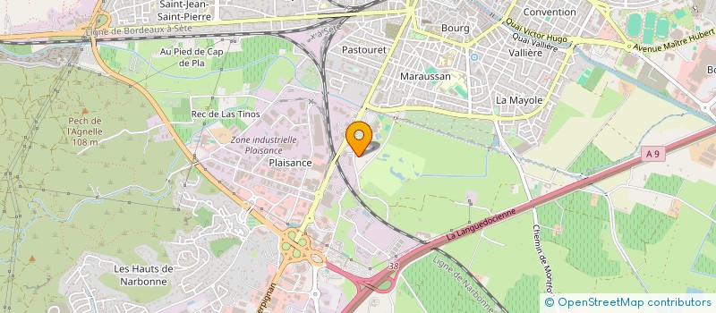 localisation de l'entreprise SARL ETABLISSEMENTS GRAVES LAURENS  NARBONNE