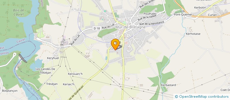 localisation de l'entreprise SARL ETABLISSEMENTS HAMONIC à GUERLEDAN