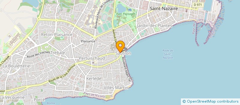 localisation de l'entreprise SARL ETABLISSEMENTS LACAULT FILS à SAINT-NAZAIRE