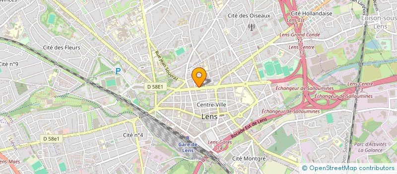 localisation de l'entreprise SARL ETABLISSEMENTS LEDRU à LENS