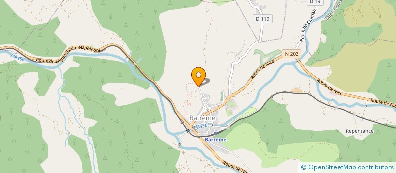 localisation de l'entreprise SARL ETABLISSEMENTS MANON  BARREME