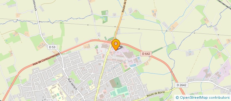 localisation de l'entreprise SARL ETABLISSEMENTS MARCEL HUYGHE  HAZEBROUCK