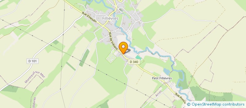 localisation de l'entreprise SARL ETABLISSEMENTS MERCHEZ à FILLIEVRES