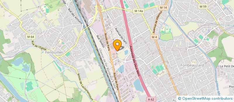 localisation de l'entreprise SARL ETABLISSEMENTS NONORGUES à AUCAMVILLE