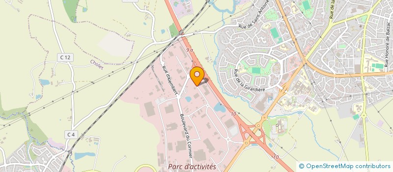 localisation de l'entreprise SARL ETABLISSEMENTS OGER-LEFRECHE à CHOLET