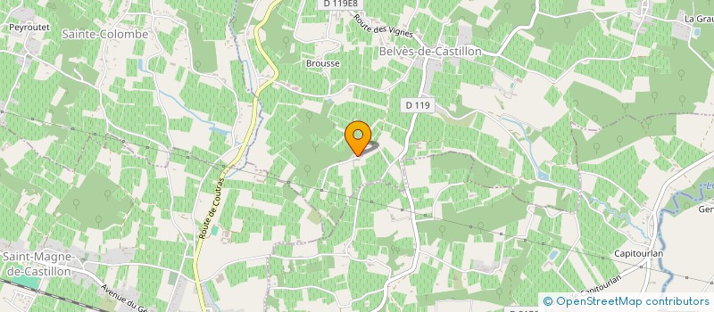 localisation de l'entreprise SARL ETABLISSEMENTS PALLARO MICHEL à BELVES-DE-CASTILLON