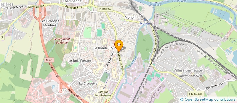 localisation de l'entreprise SARL ETABLISSEMENTS POTTIER à CHARLEVILLE-MEZIERES