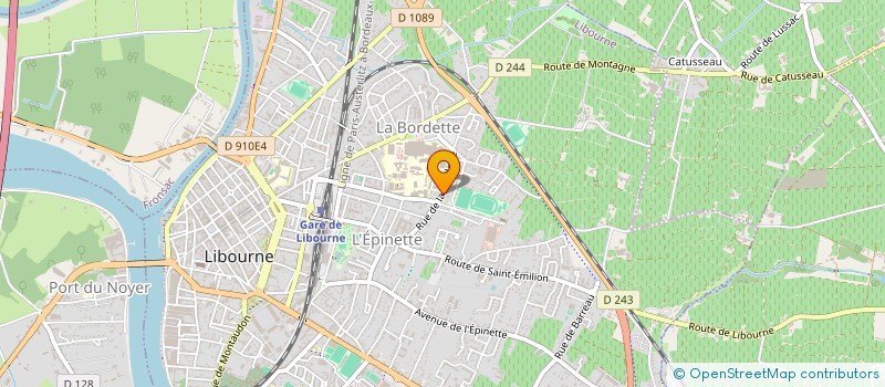 localisation de l'entreprise SARL ETABLISSEMENTS RAYNIER à LIBOURNE