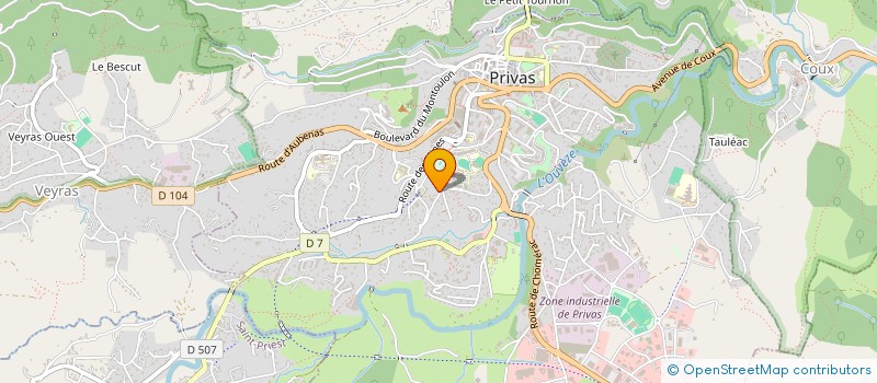 localisation de l'entreprise SARL ETABLISSEMENTS ROCHA à PRIVAS