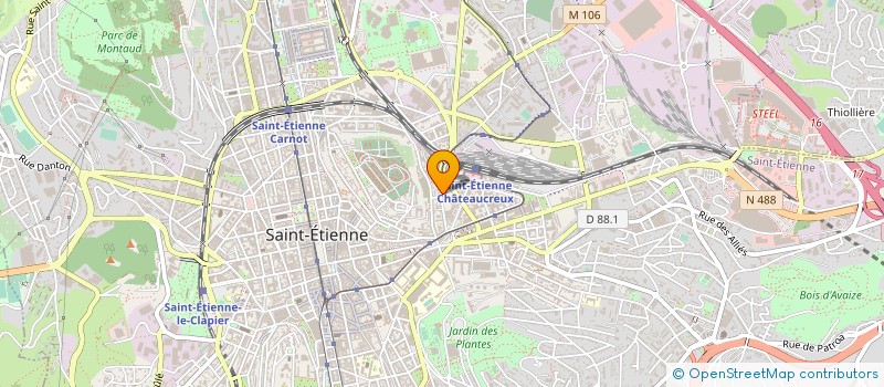 localisation de l'entreprise SARL ETABLISSEMENTS ROUSSON INSTRUMENTS à SAINT-ETIENNE