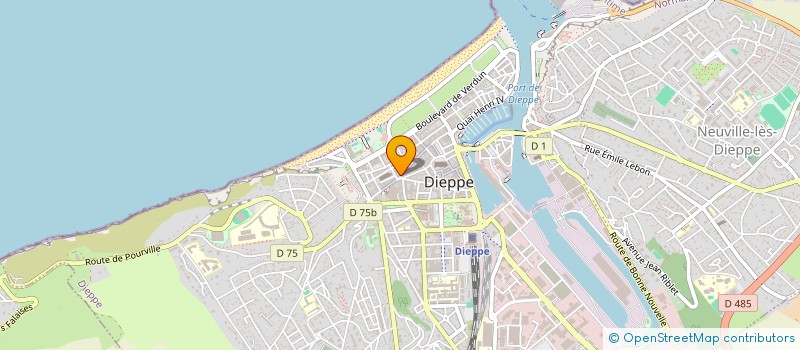 localisation de l'entreprise SARL ETABLISSEMENTS THUILLIER à DIEPPE