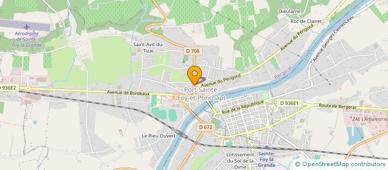 localisation de l'entreprise SARL ETABLISSEMENTS VERDUGER à PORT-SAINTE-FOY-ET-PONCHAPT