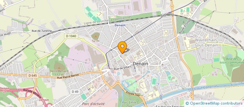 localisation de l'entreprise SARL ETABLISSEMENTS WOLOWIEC à DENAIN