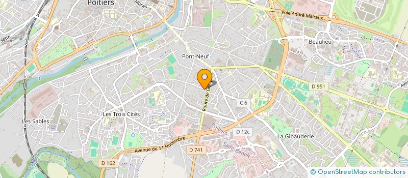 localisation de l'entreprise SARL ETAL'PRIM  POITIERS