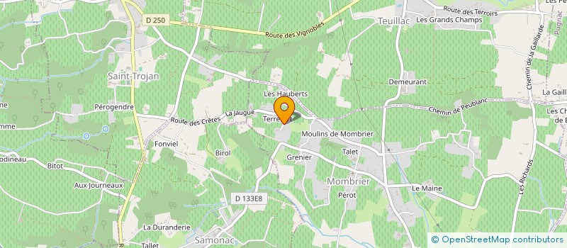 localisation de l'entreprise SARL ETANCHEITE BLAYAISE à MOMBRIER