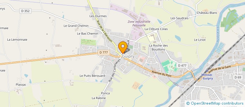 localisation de l'entreprise SARL ETAT DE SIEGES  GUIPRY-MESSAC