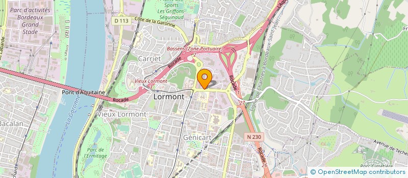localisation de l'entreprise SARL ETB - CONSTRUCTIONS à LORMONT
