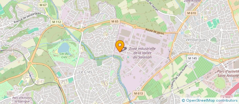 localisation de l'entreprise SARL ETI COUVERTURE  VENDARGUES