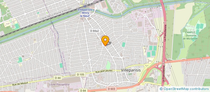 localisation de l'entreprise SARL ETOILE à VILLEPARISIS