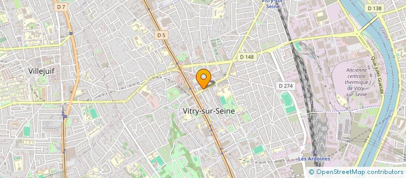 localisation de l'entreprise SARL ETOILE 94 à VITRY-SUR-SEINE