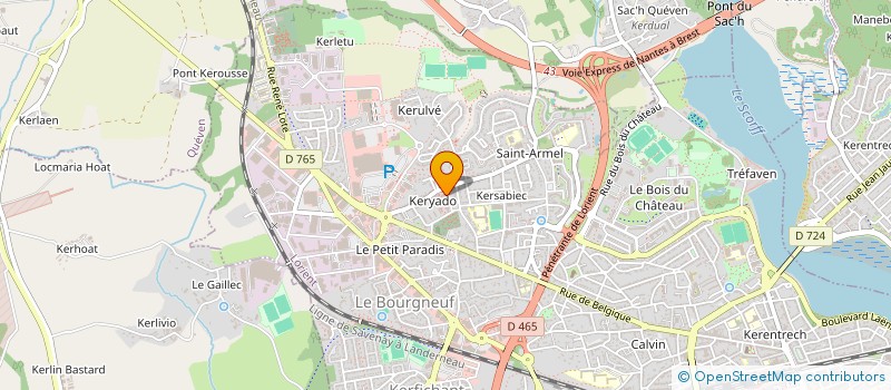 localisation de l'entreprise SARL ETOILE ETANCHEITE  LORIENT