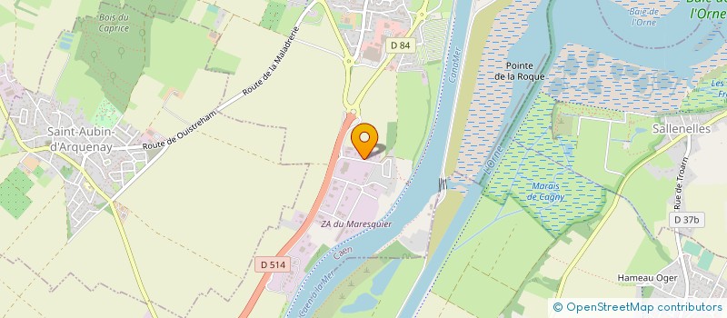 localisation de l'entreprise SARL ETOURMY BAILLY à OUISTREHAM