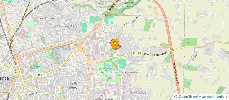 localisation de l'entreprise SARL ETP à VALENCE