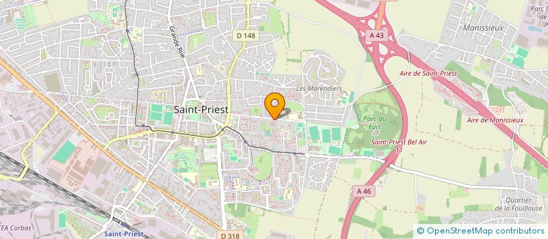 localisation de l'entreprise SARL ETP  SAINT-PRIEST