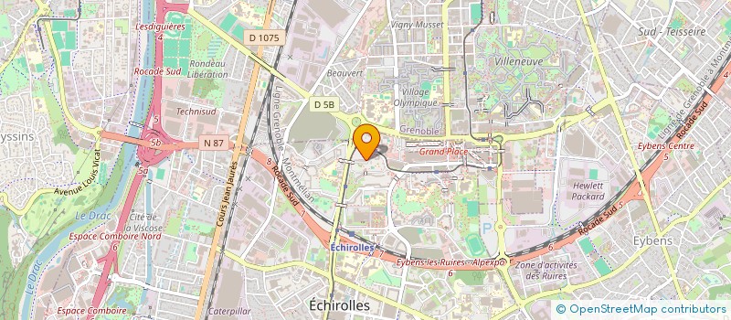 localisation de l'entreprise SARL ETRAK CONSTRUCTION  ECHIROLLES