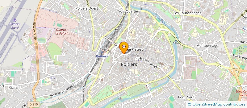 localisation de l'entreprise SARL ETRIMO à POITIERS