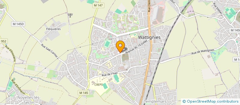localisation de l'entreprise SARL ETS ALLOUCHY  WATTIGNIES